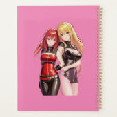 Cute Girls Anime Thunder_Cove Planner (Achterkant)