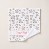 Cute Girls Lecture Livres Idées Cadeaux (Gant de toilette)