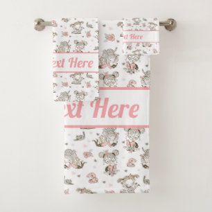 Cute Girls Reading Books Gift Ideeën Bad Handdoek