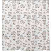 Cute Girls Reading Books Gift Ideeën Douchegordijn (Voorkant)