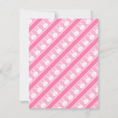 Cute Girls Sleepover Slumber Birthday Party Kaart (Achterkant)