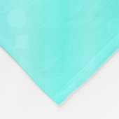 Cute Girls Soccer Personalized Fleece Deken (Hoek)