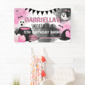 Cute Girls Spooktacular Halloween Birthday Bash Spandoek (Insitu)