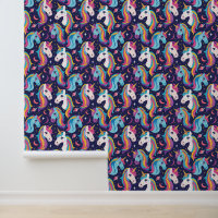 Cute girls tiled unicorn fantasy