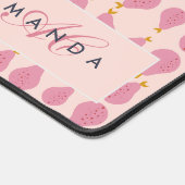 Cute Girly Feminine Pear Monogramme Cadeaux Initia (Coin)