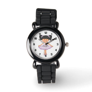 Cute Girly Kind Ballerina Horloge