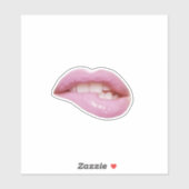 Cute Girly Lips Sticker (Vel)
