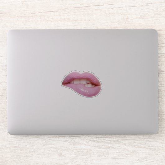 Cute Girly Lips Sticker (Computer)