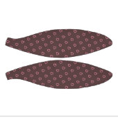 Cute Girly Pink Hearts Polka Dot Pattern Mini Basketbal (Panelen)