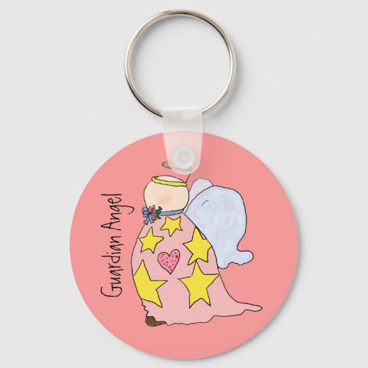 Cute Gladys de Guardian Angel Sleutelhanger (Voorkant)