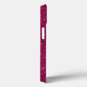 Cute Glitterende Heet Roze Prinses Glitters Case-Mate iPhone Case (Achterkant / Rechts)