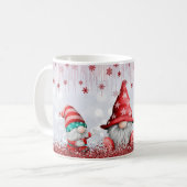 Cute Gnome Christmas Cadeau Café Mug (Devant gauche)