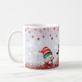 Cute Gnome Christmas Cadeau Café Mug (Gauche)