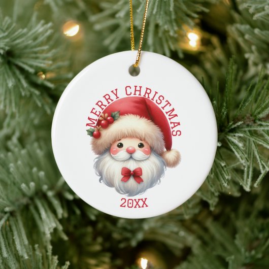 Cute Gnome Christmas Keramisch Ornament (Boom)