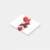 Cute Gnome Ladybug With Heart Balloon Post-it® Notes (Schuin)
