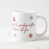 Cute Gnome Merry Christmas Coffee Mug Extra Grote Beker (Rechts)