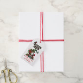 Cute Gnome Merry Kerstmis Cadeaulabel (Met Touw)