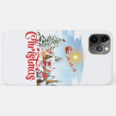 Cute Gnome, Snowman Celebring Kerstfeestdag Case-Mate iPhone Case (Achterkant (horizontaal))