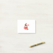 Cute Gnome with Hot Cocoa Post-it® Notes (Op bureau)