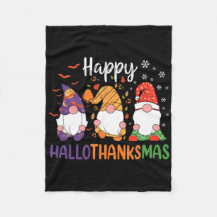 Cute Gnomes Herfst Halloween Women Girls Happy Hal Fleece Deken