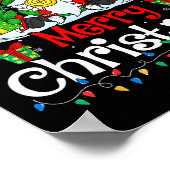 Cute Gnomes Merry Christmas Light Family Gnome Xma Poster (Hoek)