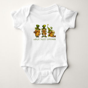 Cute Gnomes Tallest Leprechaun St Patrick's Day Romper