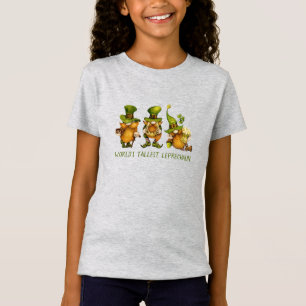 Cute Gnomes Tallest Leprechaun St Patrick's Day T-shirt