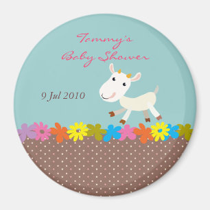Cute Goat Baby shower Magnet - Magneet