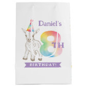 Cute Goat Farm Animal Pastel 8e Anniversaire Sac (Dos)