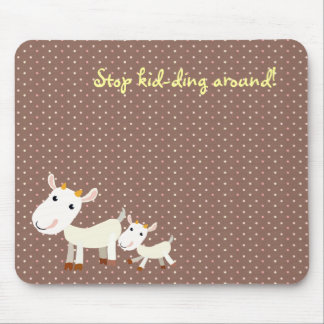 Cute Goat Mousepad - Stop met moorden rond Muismat