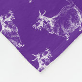 Cute Goat Pattern Design  Boerderij Animal Art Fleece Deken (Hoek)