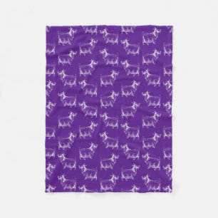 Cute Goat Pattern Design  Boerderij Animal Art Fleece Deken