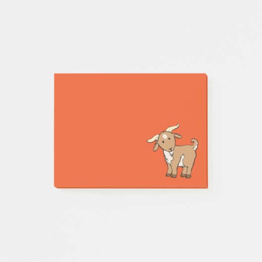 Cute Goat Post-it® Notes (Voorkant)