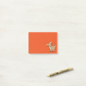 Cute Goat Post-it® Notes (Op bureau)