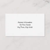 Cute Goat Visitekaartje (Achterkant)