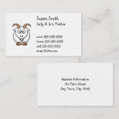 Cute Goat Visitekaartje (Voorkant / Achterkant)