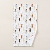 Cute Goats Farm Animals (Serviette à main)