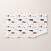 Cute Goats Farm Animals (Serviette à main)