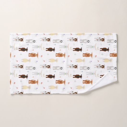 Cute Goats Farm Animals (Serviette à main)