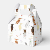 Cute Goats Farm Animals Bedankdoosjes (Achterkant)