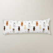 Cute Goats Farm Animals Lichaamskussen (Achterkant)