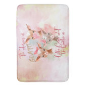 Cute GOATs | Waterverf Het antwoord is geiten Badmat (Voorkant Verticaal)