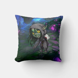Cute Goblin in Cave Kussen