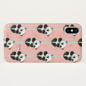 Cute Gold Glitter Kawaii Panda Pattern Case-Mate iPhone Case (Achterkant (horizontaal))