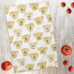 Cute Golden Labrador Retriever Chien Motif<br><div class="desc">Peinture aquarelle de chiens Labrador Retriever mignons,  parfait pour les amoureux des animaux de compagnie,  les marcheurs de chiens,  les toiletteurs de chiens et les vétérinaires.</div>
