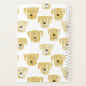 Cute Golden Labrador Retriever Dog Planner (Achterkant)