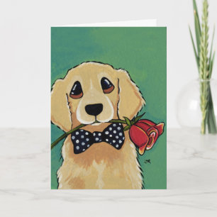 Cute Golden Retriever Hond Hartelijk dank Bedankkaart