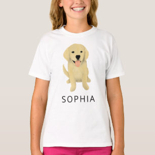 Cute Golden Retriever Puppy Dog T-shirt
