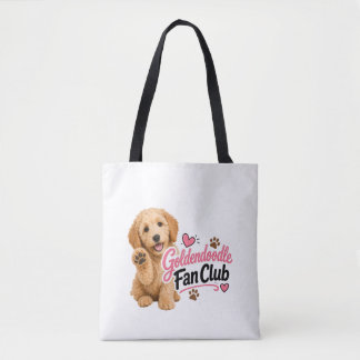 Cute Goldendoodle Fanclub Boodschappentas Draagtas