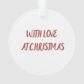 Cute Goldenles Red Truck Ornament (achterkant)